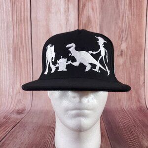 Rare Disney Pixar Toy Story Snapback Hat Unisex One Size Adjustable Black